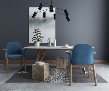 Modern Dining Table And Chairs-ID:964870932