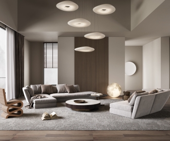 Modern A Living Room-ID:835592991
