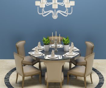 Modern Dining Table And Chairs-ID:552282092