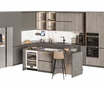 Modern Kitchen Cabinet-ID:397742997