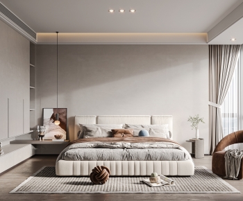 Wabi-sabi Style Bedroom-ID:218619111