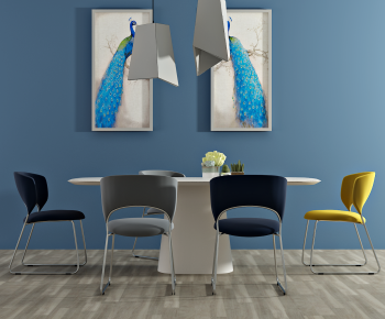 Modern Dining Table And Chairs-ID:809534072