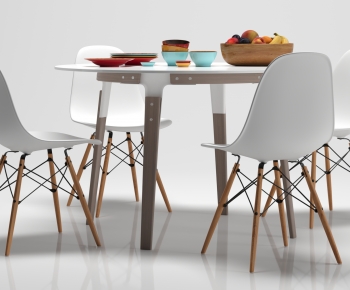 Modern Dining Table And Chairs-ID:768287907