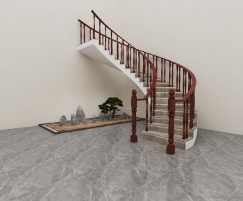 New Chinese Style Rotating Staircase-ID:123451956