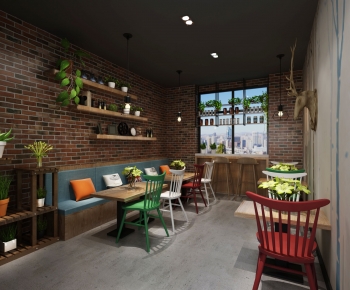 Industrial Style Cafe-ID:783293961