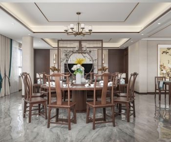New Chinese Style Dining Room-ID:379056934