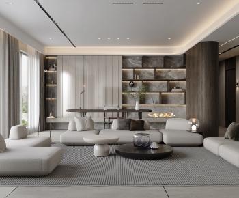 Modern A Living Room-ID:921593901