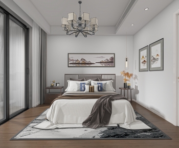 New Chinese Style Bedroom-ID:150690081