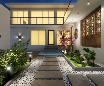 New Chinese Style Courtyard/landscape-ID:626548059