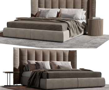 Modern Double Bed-ID:470660921