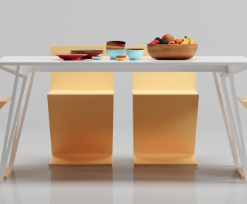 Modern Dining Table And Chairs-ID:679830075