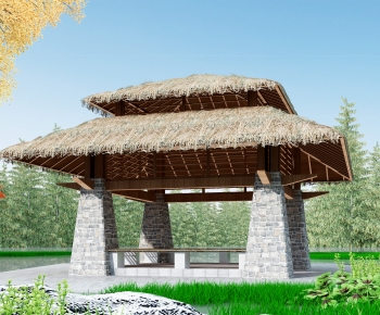 Chinese Style Building Component-ID:797594071