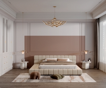 Simple European Style Bedroom-ID:346385007