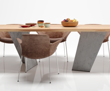 Modern Dining Table And Chairs-ID:860446939