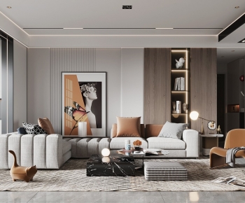 Modern A Living Room-ID:889081954