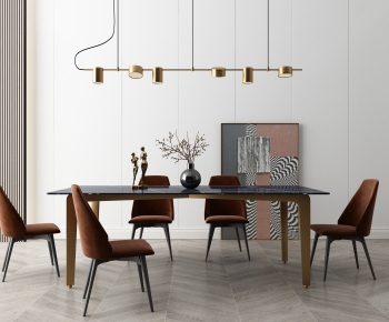 Modern Dining Table And Chairs-ID:637655025