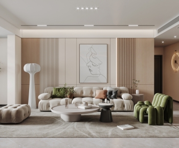 Wabi-sabi Style A Living Room-ID:777964129