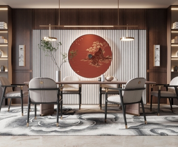 New Chinese Style Dining Room-ID:313604129