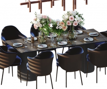 Modern Dining Table And Chairs-ID:891700036