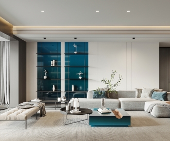 Modern A Living Room-ID:872225058