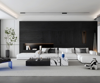 Modern A Living Room-ID:798541077