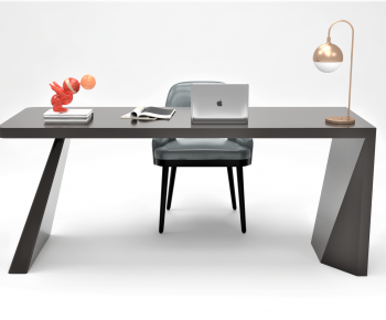 Modern Computer Desk And Chair-ID:744069104