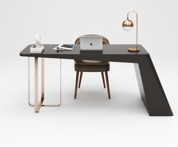 Modern Computer Desk And Chair-ID:838077073