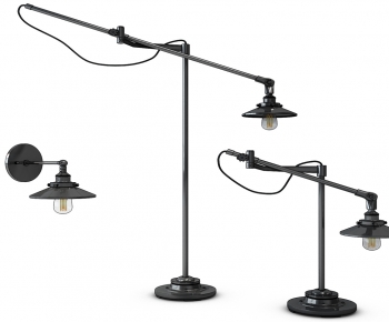 Industrial Style Floor Lamp-ID:699852947