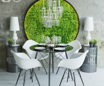 Modern Dining Table And Chairs-ID:375643017