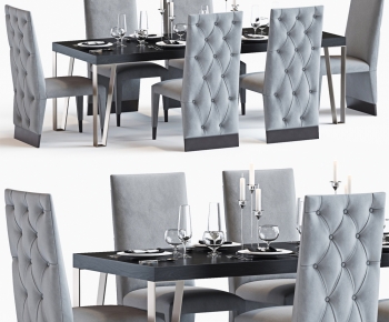 Modern Dining Table And Chairs-ID:613297945