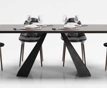 Modern Dining Table And Chairs-ID:535659079