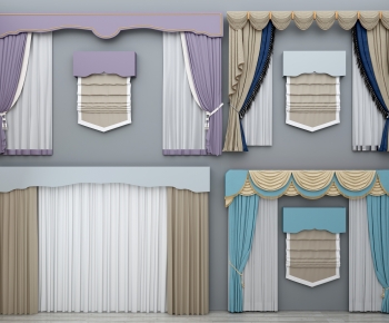 Simple European Style The Curtain-ID:128534089