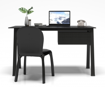 Modern Computer Desk And Chair-ID:270831111