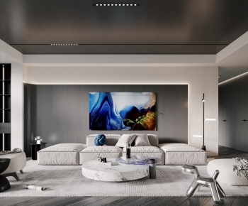 Modern A Living Room-ID:994363071