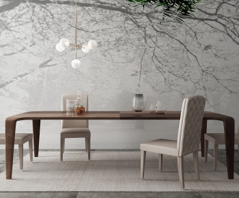 Modern Dining Table And Chairs-ID:268335106