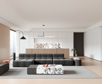 Modern A Living Room-ID:503060888