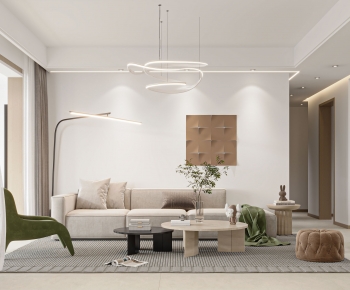 Nordic Style A Living Room-ID:774579087