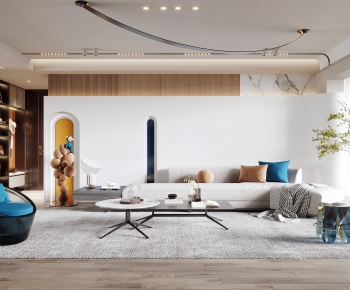 Modern A Living Room-ID:146017078