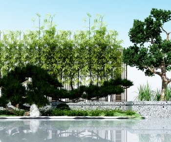 New Chinese Style Garden-ID:719640364