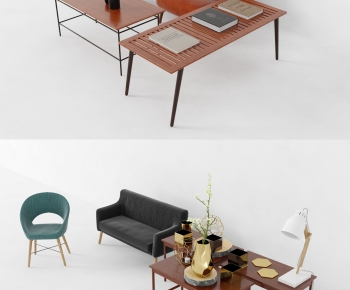 Modern Computer Desk And Chair-ID:538430932