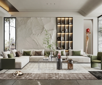 Modern A Living Room-ID:450129996