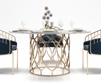 Modern Dining Table And Chairs-ID:390450953