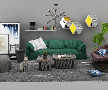 Nordic Style Sofa Combination-ID:624298106