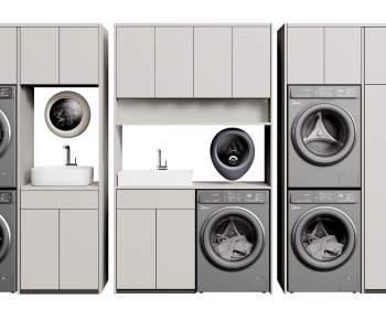 Modern Laundry Cabinet-ID:842988019