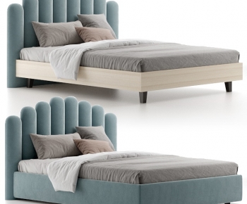 Modern Double Bed-ID:700870999