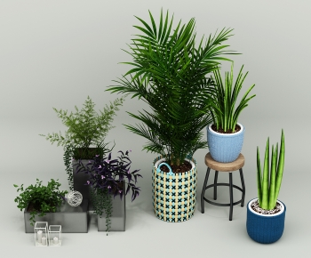 Modern Potted Green Plant-ID:530625102