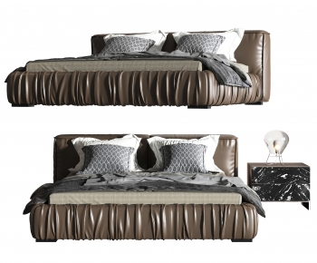 Modern Double Bed-ID:835880993