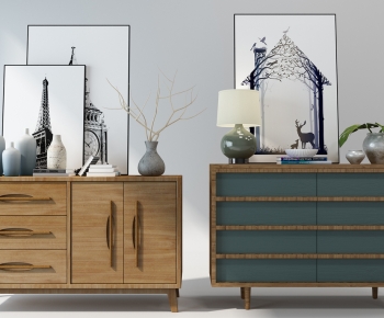 Modern Nordic Style Side Cabinet-ID:983037951