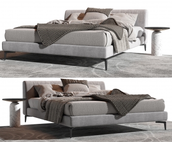Modern Double Bed-ID:964857108