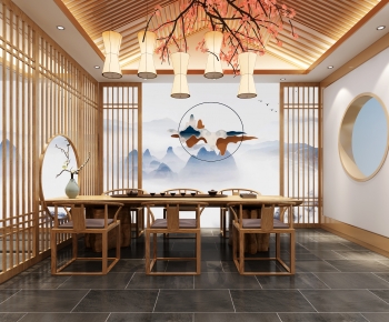 Japanese Style Teahouse Tea House-ID:424048924
